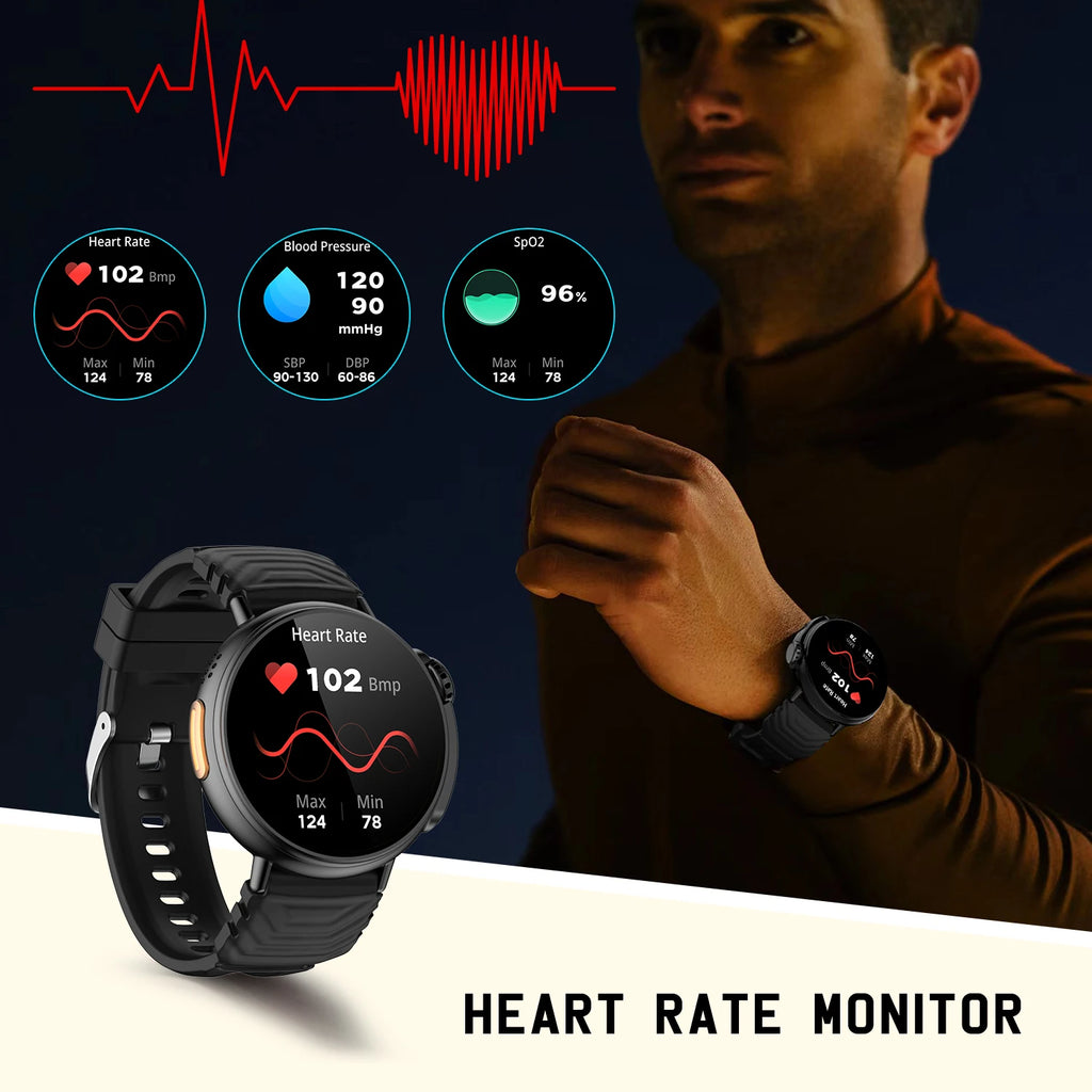 Smart Watch Ultra for Women men 1.52'' HD display sport Fitness tracker with Health Tracking,120+ Sport modes for Android IOS