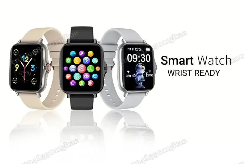2026 New Smart Watch 2.01” Inch HD Screen Bluetooth Talk Pedometer IP68 Waterproof 123 Sport Modes Man Woman Watch Gift Pk HW12