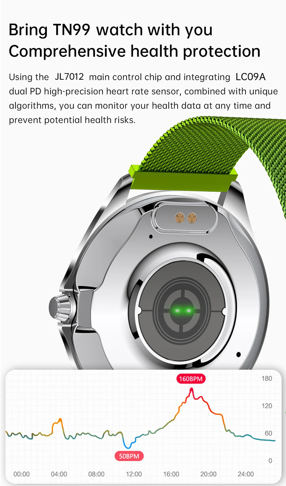 Smart Watch  6.5mm Ultra - Thin 1.43" AMOLED Screen Bluetooth Call 120+ Sports Modes for Daily & Sports