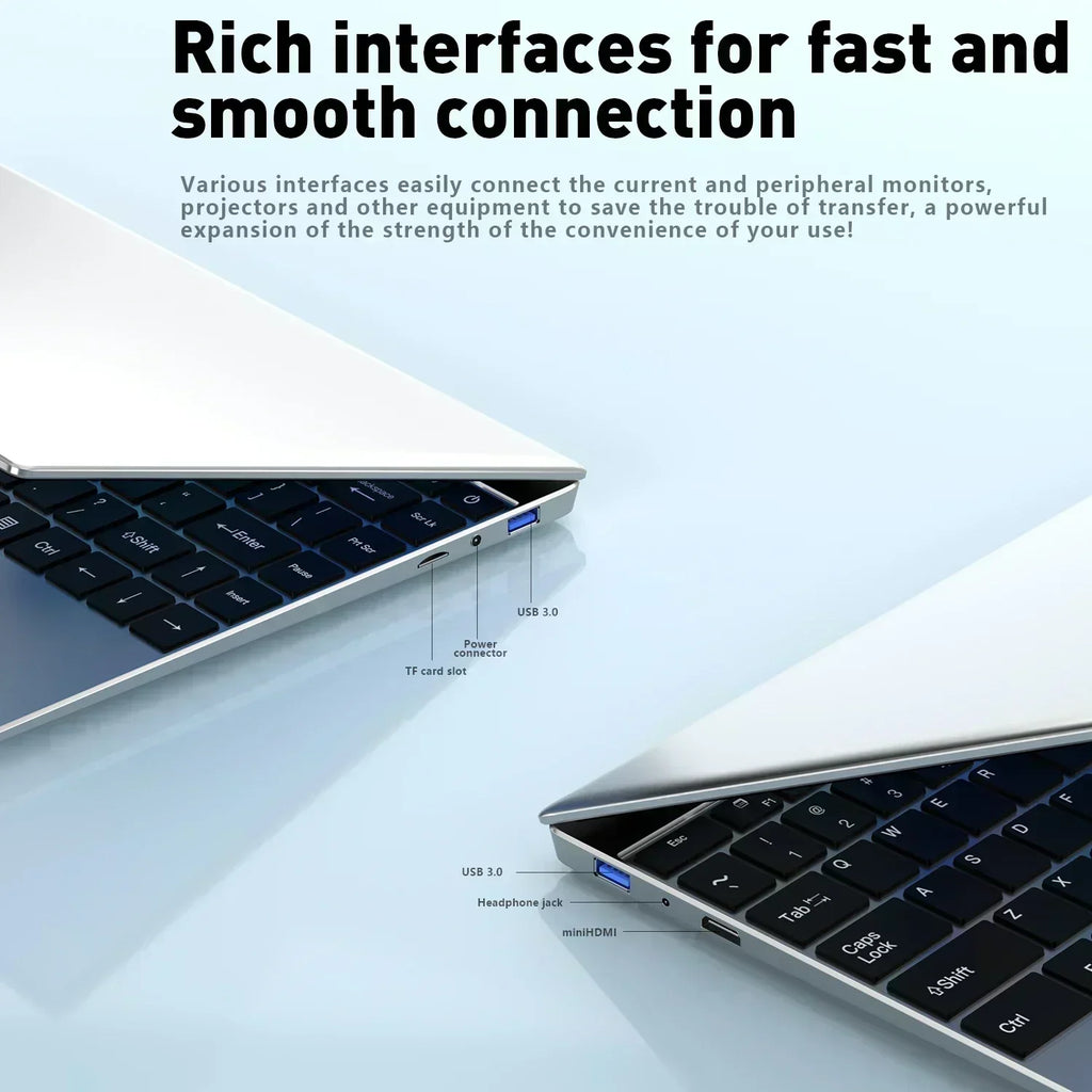 New 2026 Portable 14.1 Inch Notebook Intel Core i9 9900, 1TB/2TB SSD, 16GB DDR4,  for Office Gaming (PC Laptop) High Performance
