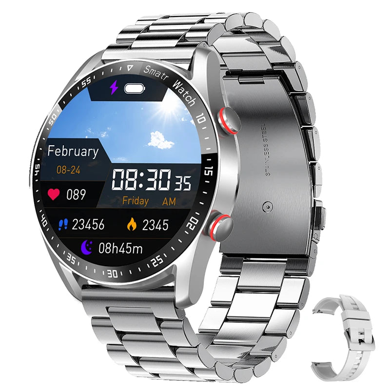 2026 New Electronic Smartwatch Waterproof Sports Watch Wrist Smart Watches for Man Women Fitness Tracker Clock for IOS Android