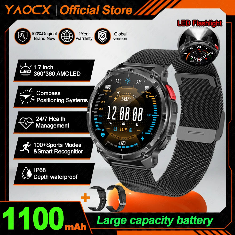 Smart Watch IP68 Waterproof Alarm Clock Reminder Music Control Breathing Training Exercise Mode Health Monitoring Smart Watch