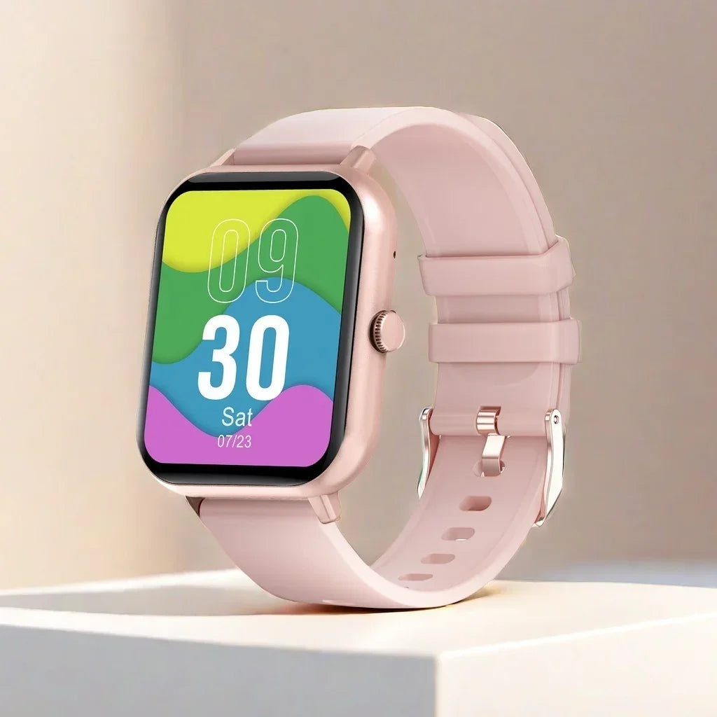 Smartwatch With 1.83" Full Touch Screen,Text & Call Functions,100+ Sports Modes,Pedometer,Calorie Counter,Android & Iphone