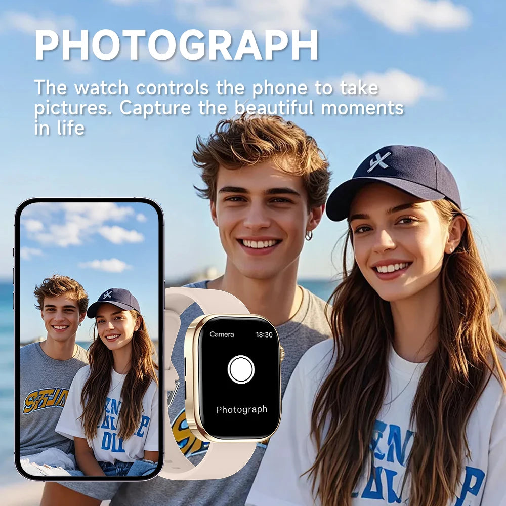 2026 NEW Smart Watch for Android/IOS 2.01“ HD Screen Health Monitoring Bluetooth Call Music Control Sport Watch for Men Women