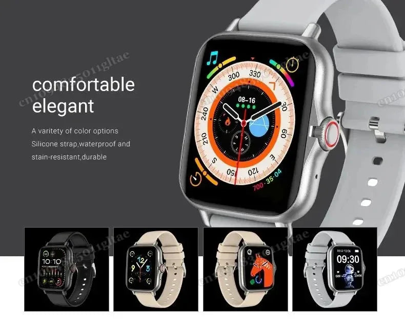 2026 New Smart Watch 2.01” Inch HD Screen Bluetooth Talk Pedometer IP68 Waterproof 123 Sport Modes Man Woman Watch Gift Pk HW12