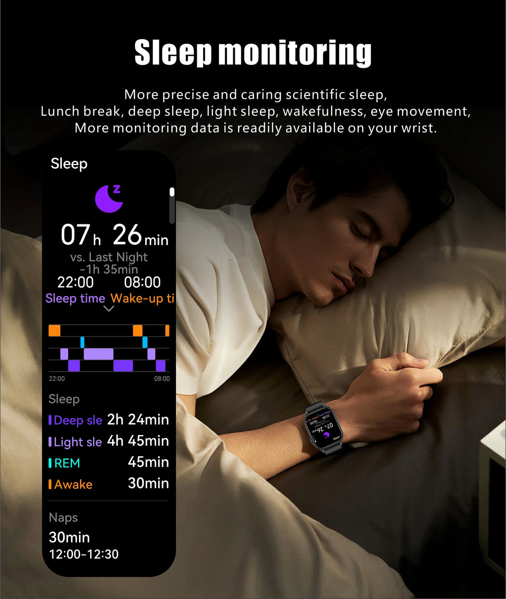 New Smart Watch for Men and Women HD AMOLED Screen Heart Rate Bluetooth Call GPS Tracking IP67 Waterproof Sports Smart Watch