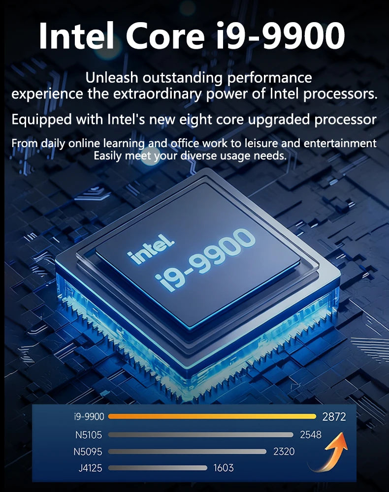 2026 15.6" Laptop Intel Core i9 9900 32GB RAM 2TB SSD 1920*1080HD Windows 11 Gaming Computer PC Gamer office Ultra Slim Notebook