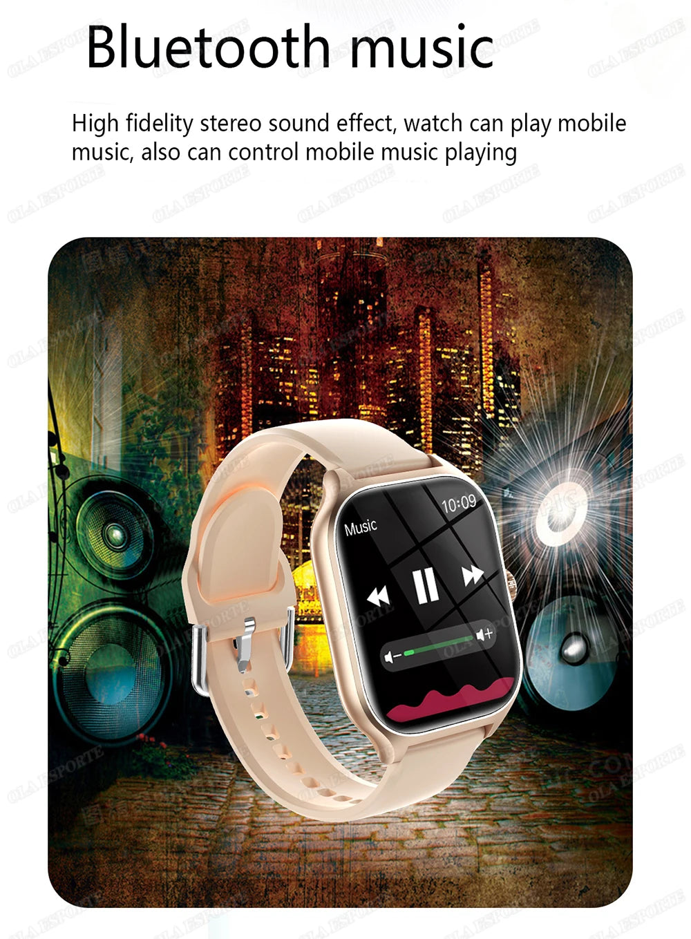 2025 Smart Watch Android IOS Phone 2.01 Inch Color Screen Bluetooth Answer Call Fitness Watches Tracker Smartwatch Women Men