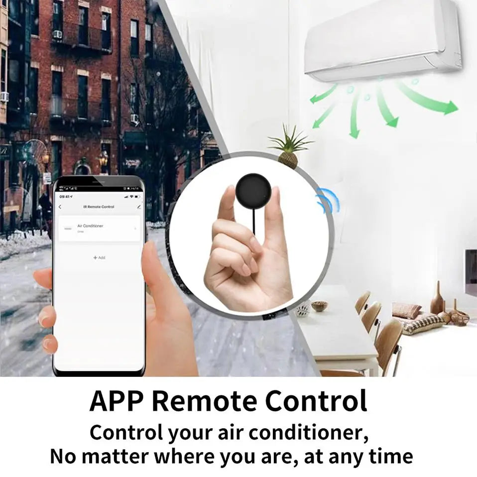 Smart IR Remote Control For TV Air Conditioner Devices Smart Home Automation Gear Automation Gear Controls TV Air Conditioner