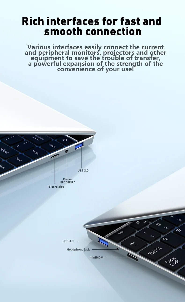High Speed Response 14.1 Inch Thin Laptop Intel I9-10980HK 32GB BIG RAM 2TB SSD Win11 Preloaded Multitask Office Gaming Notebook