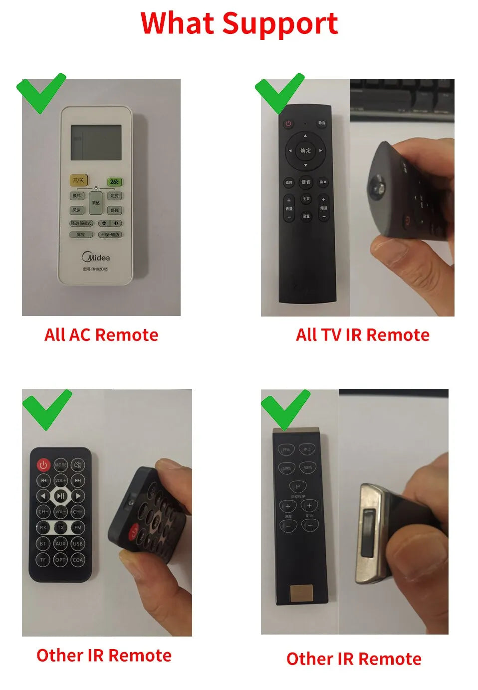 Smart IR Remote Control For TV Air Conditioner Devices Smart Home Automation Gear Automation Gear Controls TV Air Conditioner
