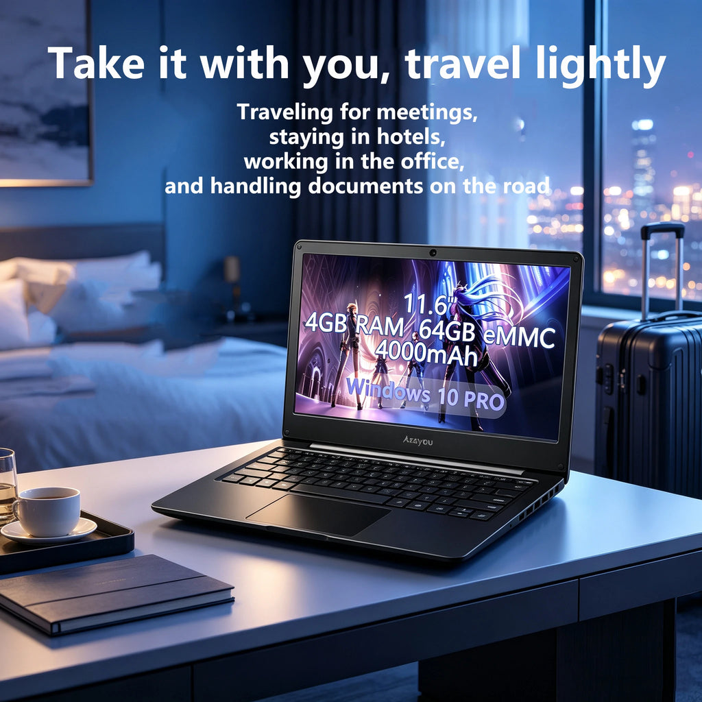 Laptop with 11.6inch N4000 Cpu, 4Gb Lpddr4 + 64Gb Emmc Expandable Ssd Hard Drive, Keyboard with Russian Language Silk-Screen Printing