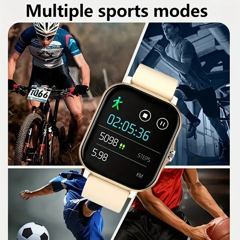 2026 Smart Watch 1.83 Inch HD Display Answer Make Call Message Preview Sport Modes DIY Dial Weather Forecast Men Women