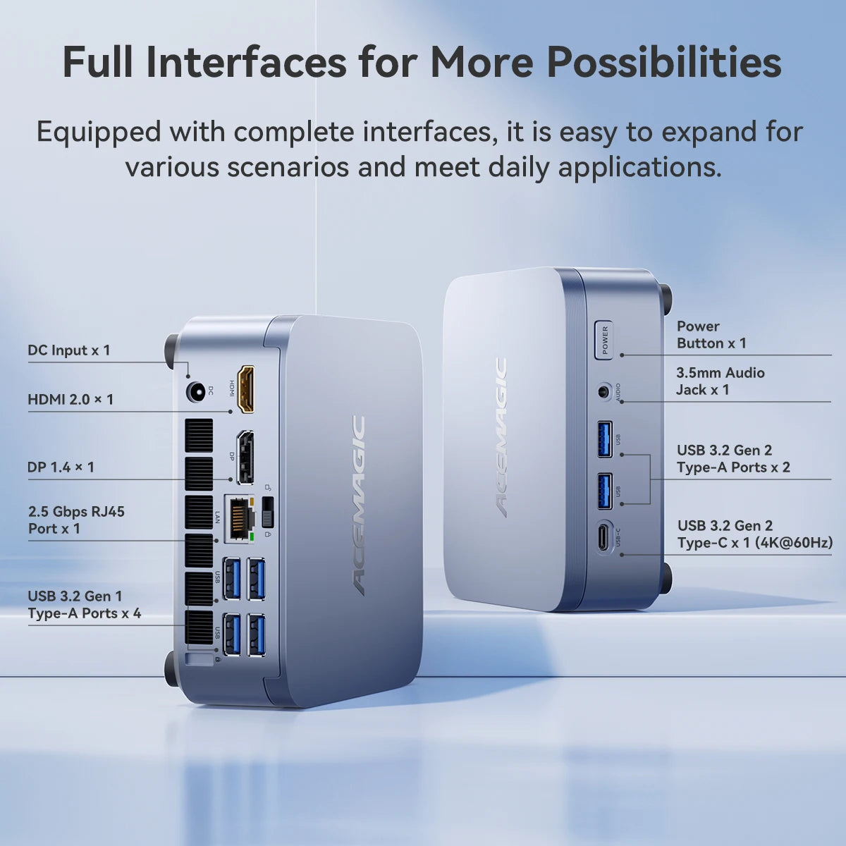 KAMRUI Mini PC Intel i7-14650HX 16Cores 32GB DDR4 1TB SSD 5.2GHz Mini Desktop Computer Wifi6E 4K@60Hz Win11pro for Gaming Design