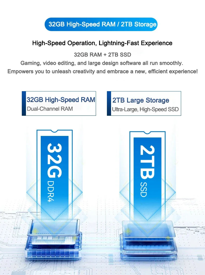 2026 Solid 14.1" Ultra Slim Laptop Intel Core i9-9900 2TB M.2 SSD 32GB RAM Windows 11 Pro Home Study Computer