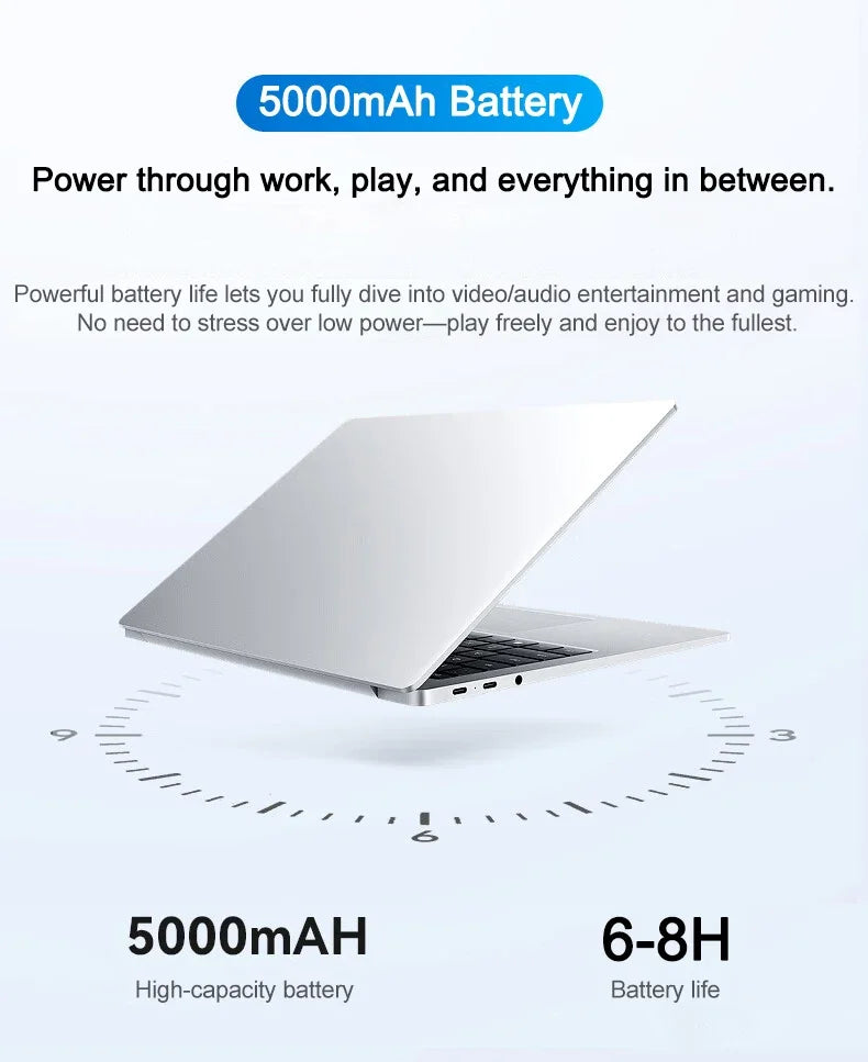 2026 Solid 14.1" Ultra Slim Laptop Intel Core i9-9900 2TB M.2 SSD 32GB RAM Windows 11 Pro Home Study Computer