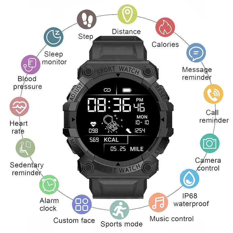 Smart Watch Men Outdoor Sport Smartwatch BT Call Voice Assistant Watch Heart Rate Monitor Waterproof Wristwatch y56 Smart watch