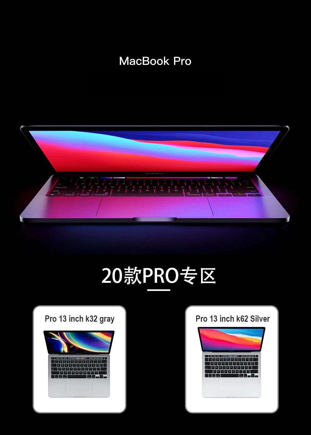 2020 MacBook Pro i5 13 inch 8G/16G RAM,256GB/512GB/1TB SSD Touch ID Original Genuine Laptop for i5 Touch Bar MacBook Pro i5
