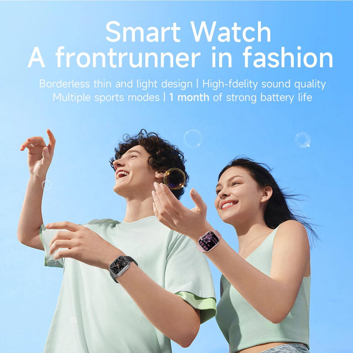 New Smartwatch 2026 1.83''HD Screen AMOLED 1000mAh Large Battery Outdoor Sports Watches IP68 Waterproof for Men Women Gifts