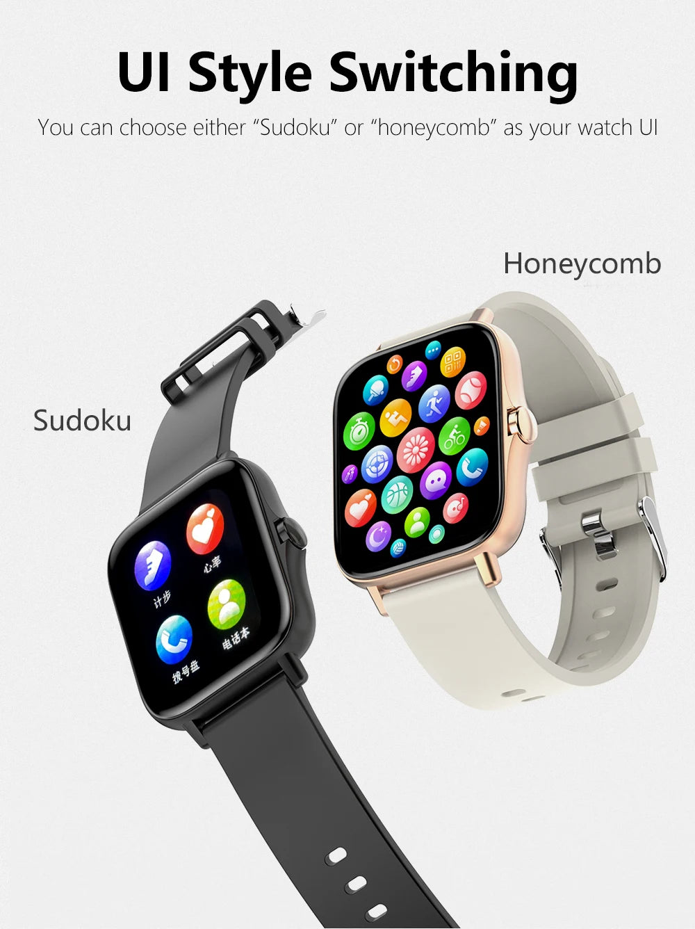 Smart Watch Android Phone 1.44''Inch Color Screen Bluetooth Call Smart Watch Women Men