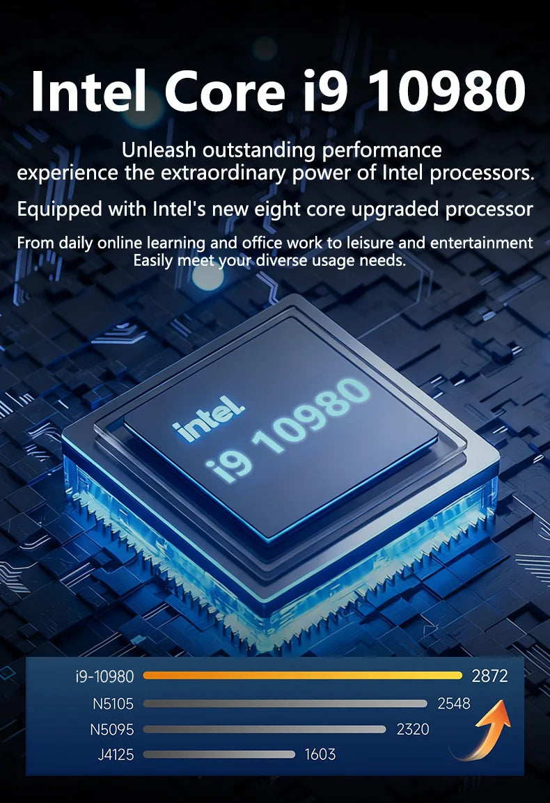 15.6" Intel Core i9 10980HK Windows 11 Pro Laptop Computer 32GB RAM 512GB 1TB 2TB SSD Portable Notebook PC Office Study Laptops