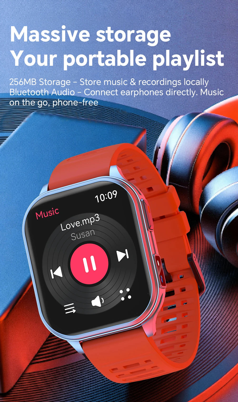2026 New Men Smart Watch Photos Record Video Health Monitor Waterproof BT Call Recording Sports Fitness Camera Smart Watch Women