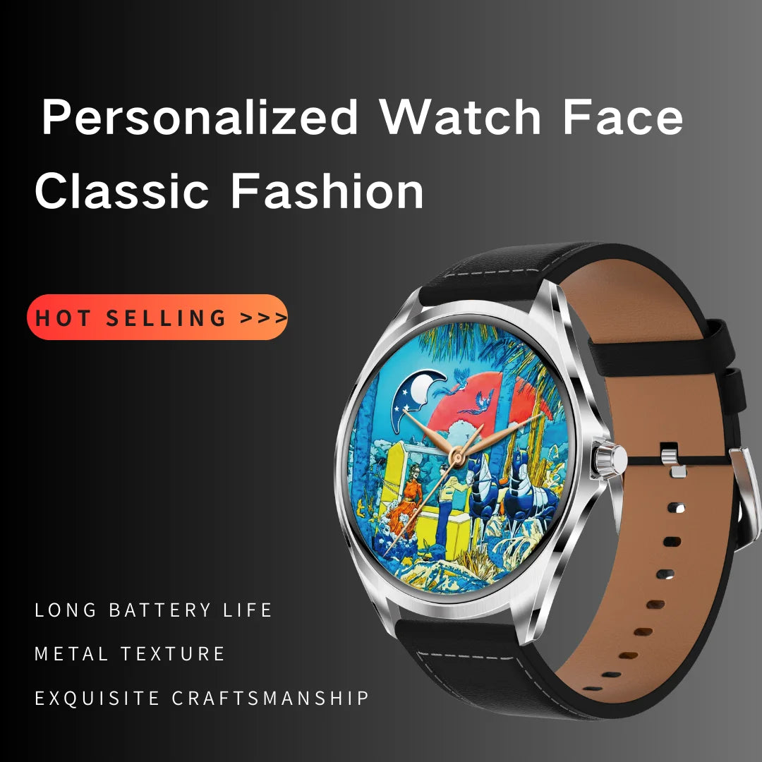 Smart Watch  6.5mm Ultra - Thin 1.43" AMOLED Screen Bluetooth Call 120+ Sports Modes for Daily & Sports