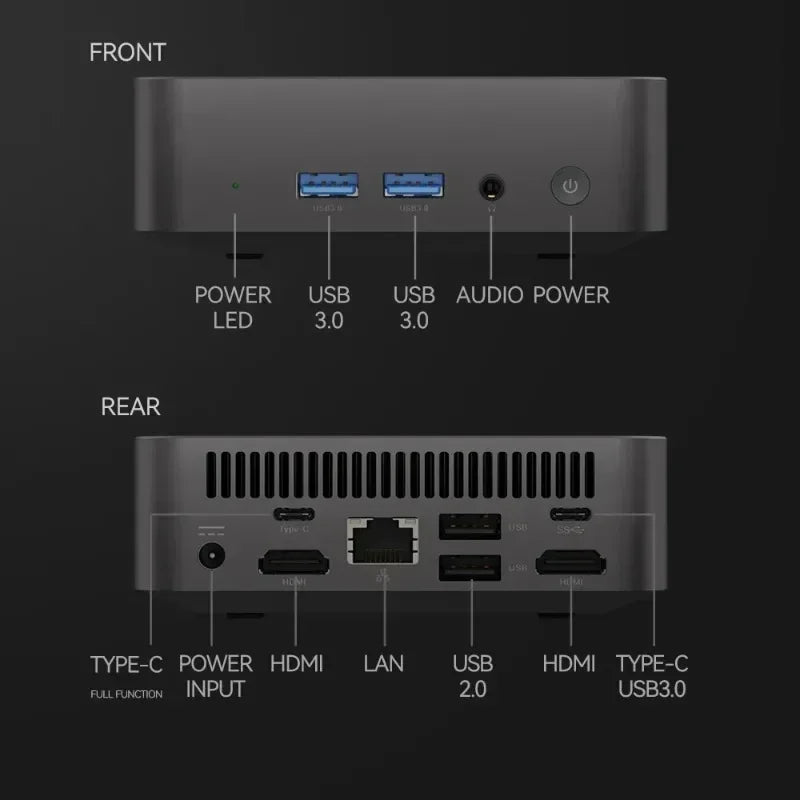 New PC Mini Intel Core i9 10980HK Gaming PC Computer 16GB RAM M.2 SSD Windows 11 Pro WiFi 6 BT5.2 UHD Gamer Desktop PC
