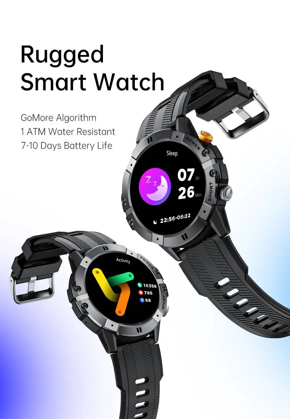 Smart Watch for Lovers, Outdoor Sports Matching, Message Notifications Deep Waterproof All-day Health Monitoring Valentine's Day