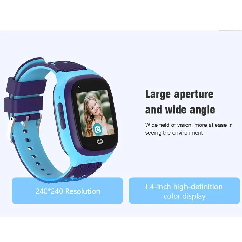 SmartWatch 2025 Newest Model LT31 4G GPS Kids Smart Watch Phone Waterproof SOS Smartwatch With SIM Card For Boys and Girls