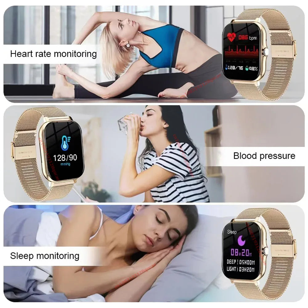 Latest Upgraded Fashion Design Smart Watch 1.83-inch Full-Screen Sports Smartwatch for Men and Women, Wireless Calling New Hw12