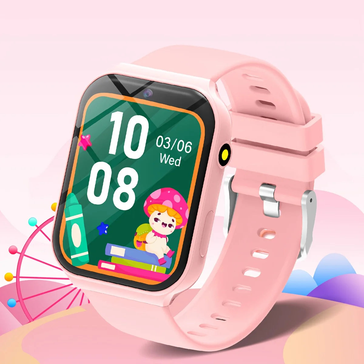 Youngsters's Smart Watch with,Built-in Multiple Brain Games, LED Flashlight, Camera, Calculator, and Other Practical Tools,