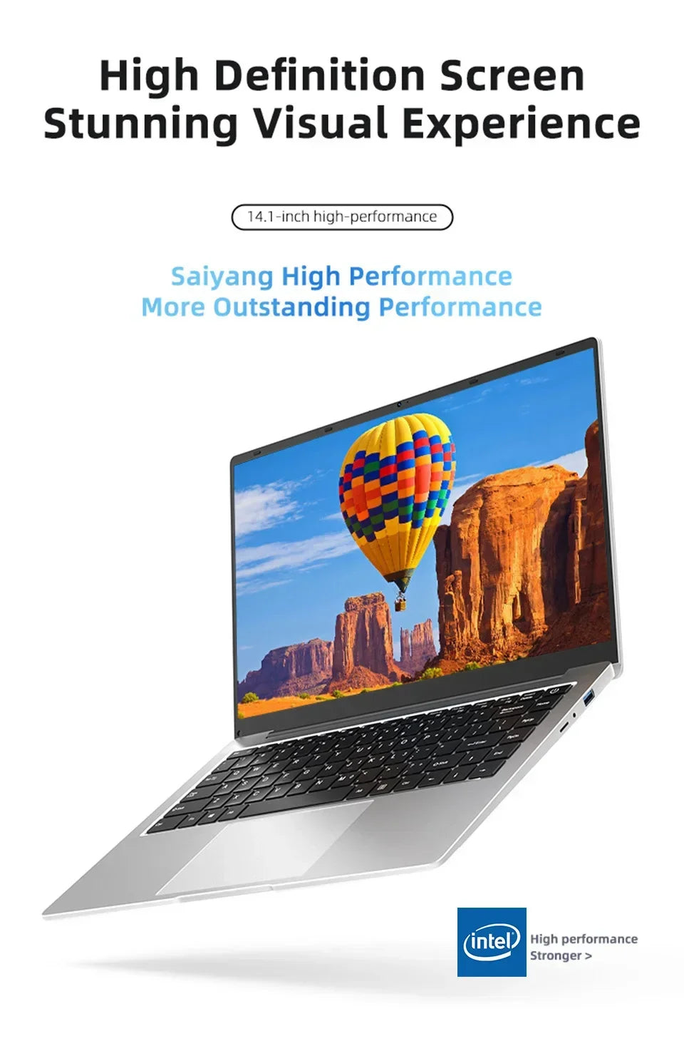 14.1 Inch Business Ultra Portable Laptop I9-9900 I9-10980HK 2026 Win11 DDR4 16GB/32GB RAM 2TB SSD Slim Office Notebook PC