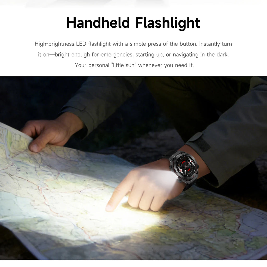 2026 smartwatch, 1.5-inch touchscreen, supports wireless calls, music, various sports modes, message sending and alarm functions