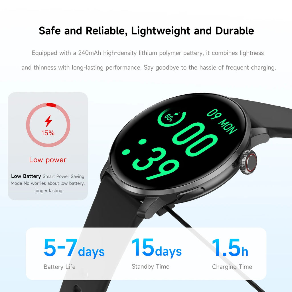 2026 New Smart Watch For Women Gift 1.43 Inch Full Touch Screen Sports Watches 500+Custom Dial Call Waterproof Smartwatch Ladies