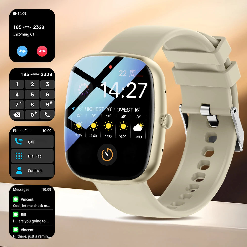2024 NEW Smart Watch 1.83"  Full Touch Screen Sports Fitness Tracker with Call Function, Step & Calorie Counter Andiod and IOS
