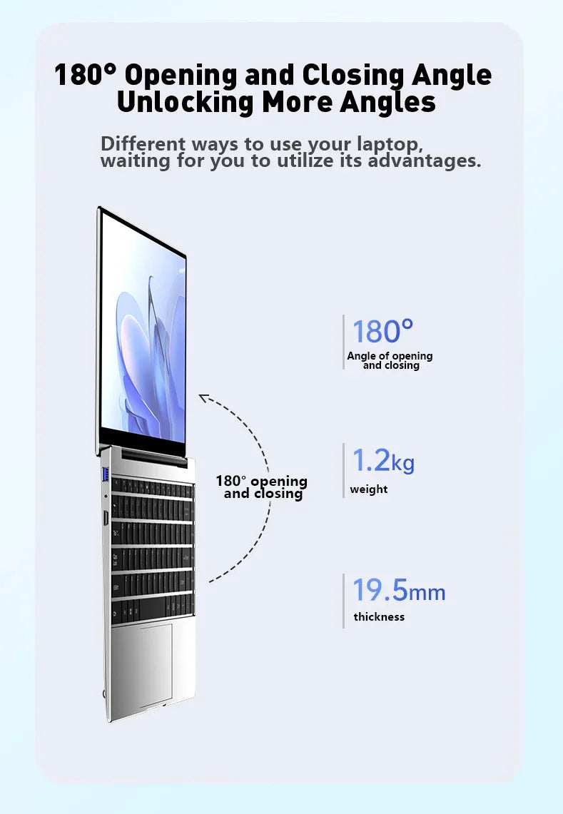 Intel Core I9 10980HK New Ultra Slim Laptop 14.1" 32GB RAM 2TB SSD Gaming PC Office Study Computer PC Windows 11 1920x1080 HD