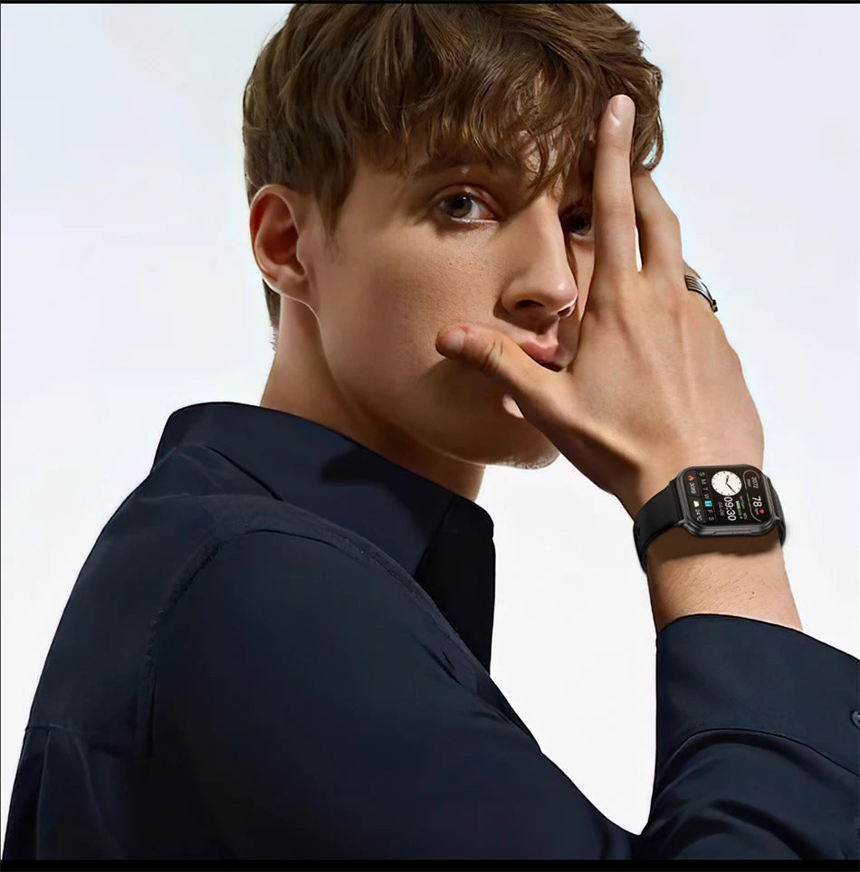2026 New Smartwatches Men Women Professional Sports Fitness IP68 Waterproof Built-in 24H Heart Rate Bluetooth Call Smart Watch