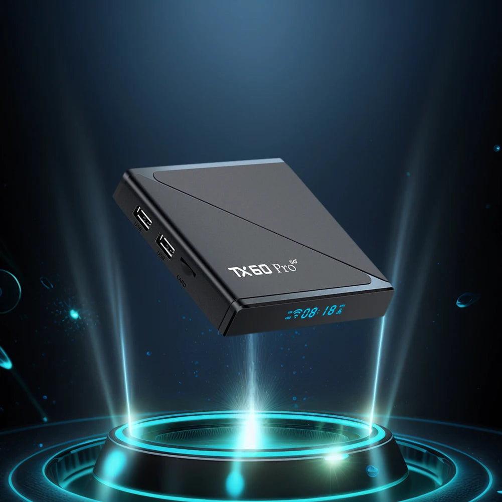 Smart TV Box Android 24 16GB 256GB Set Top Box 14K H313 Quad Core 2.4G/5G Dual WiFi Media Player TV Box with Remote