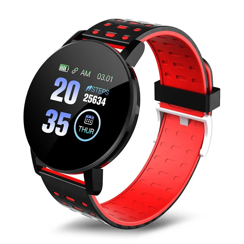 Smart Watch Led Digital Clock Waterproof Smartwatch 1.44" Screen Full Touch Smartband Heart Rate Monitor Fitness Tracker Watch