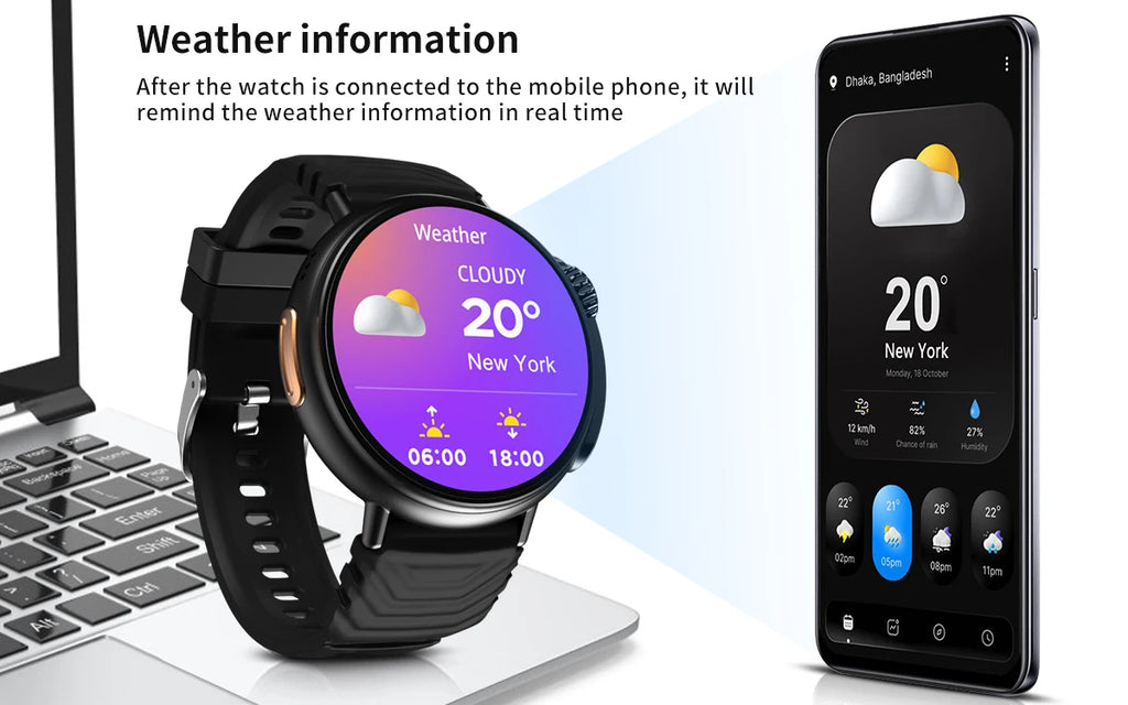 Smart Watch Ultra for Women men 1.52'' HD display sport Fitness tracker with Health Tracking,120+ Sport modes for Android IOS