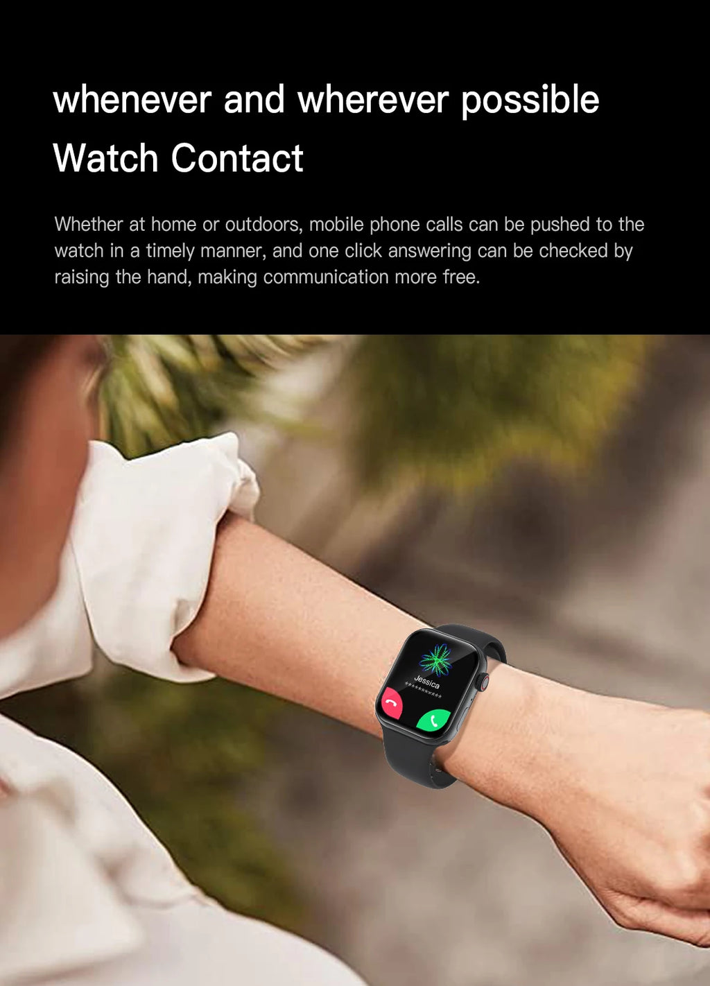 Smart Watch for Men Women Bluetooth Call 24 Hours Heart Rate Sleeping Monitor Music Play Cycling Watch with Calorie Sport  Watch