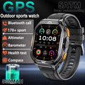 2026 New GPS Smart Watch Men 1.96-inch HD AMOLED Screen Compass Bluetooth Call 5ATM Waterproof Sport Smart Watch for Android iOS