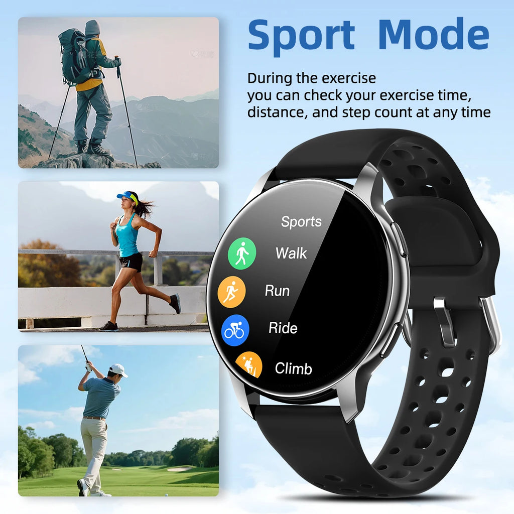 2026 New Smart Watch for Android/IOS 1.46''HD Display Camera Control Wireless Phone Call Voice Answer Christmas Gift Men Women