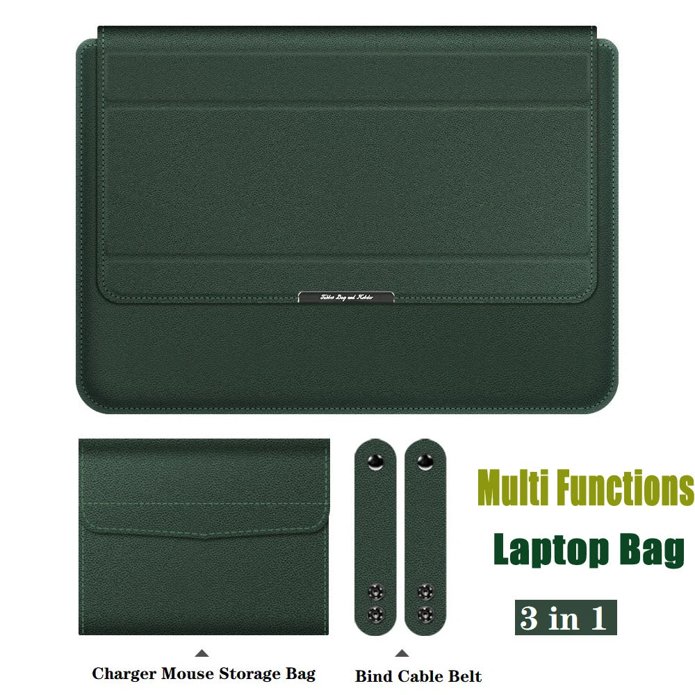 for 14.1 Inch Intel Core I7 7500U 1080P Windows 11 Gaming Laptop Sleeve Notebook Bag Computer PC Holder Charger Pouch Cable Belt