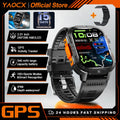 Smart Watch 2.01-inch HD Screen 540mAh 6 Satellite Positioning System 100+ Sports Modes IP68 Waterproof BT Call Smart Watch Men
