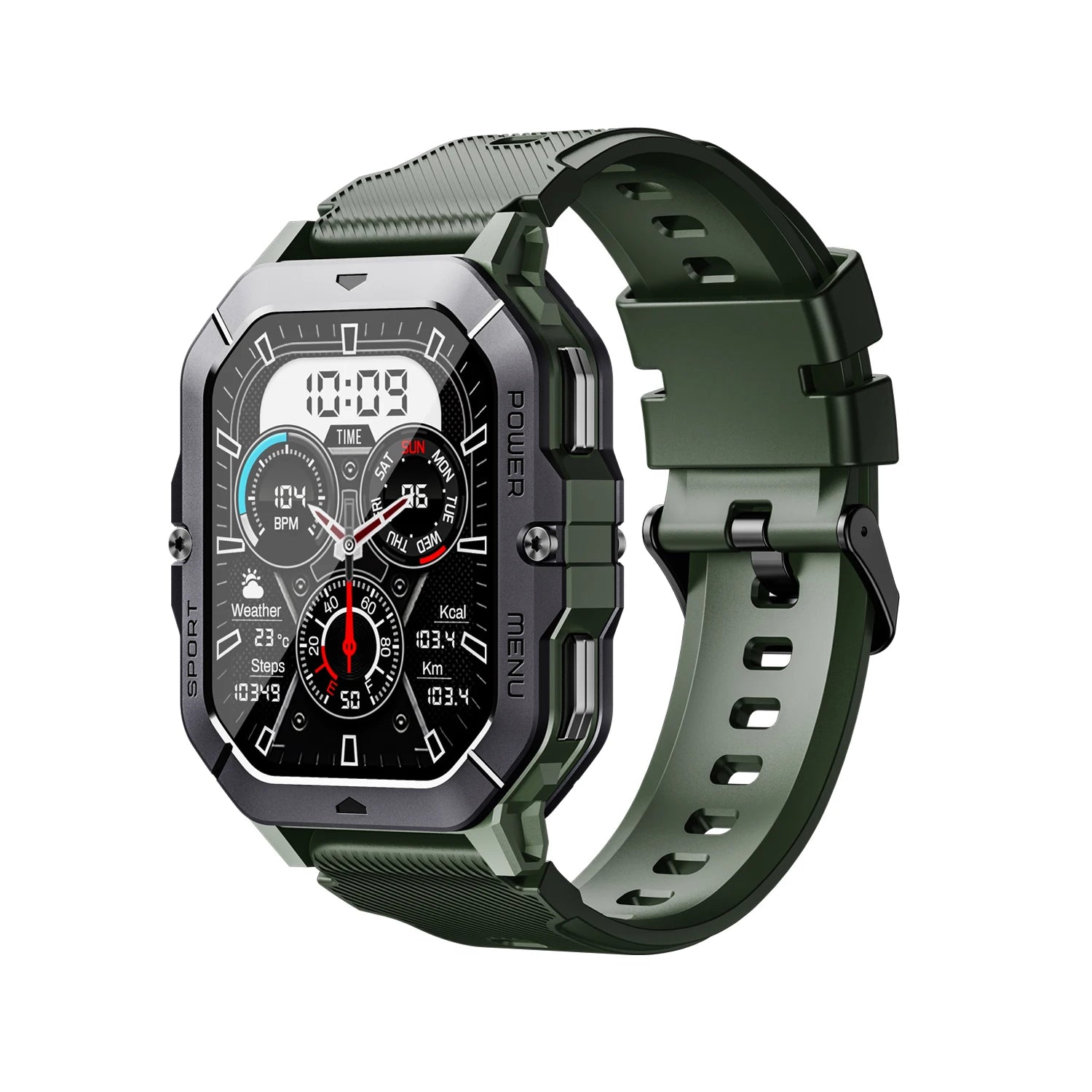 Smart Watch For Men 100+ Sports Modes,Activity Tracker with Heart Rate/SpO2/Sleep Monitor,1 ATM Waterproof  For Andriod IOS