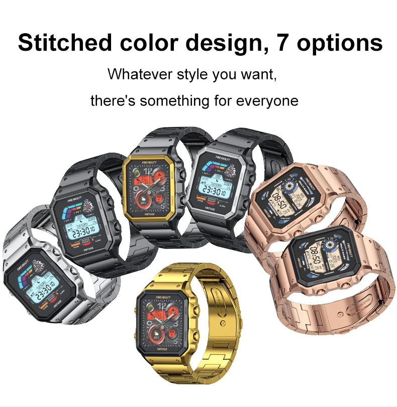 Aiweile AW38 Smart Watch Man High-End Luxury for Android IOS Fitness Tracker Sport Business Bluetooth Call DIY Faces Steel Voice
