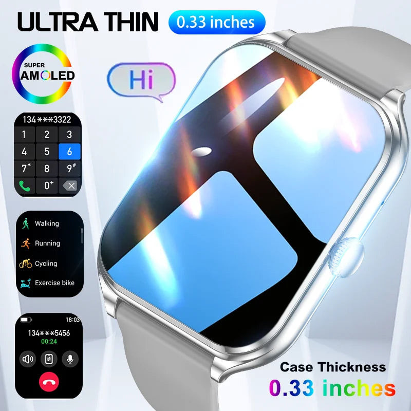 2026 1.95-inch Ultra Smart Watch For Men Women 300mAh High Capacity Battery Outdoor Sports Fitness Health Monitoring Smartwatch