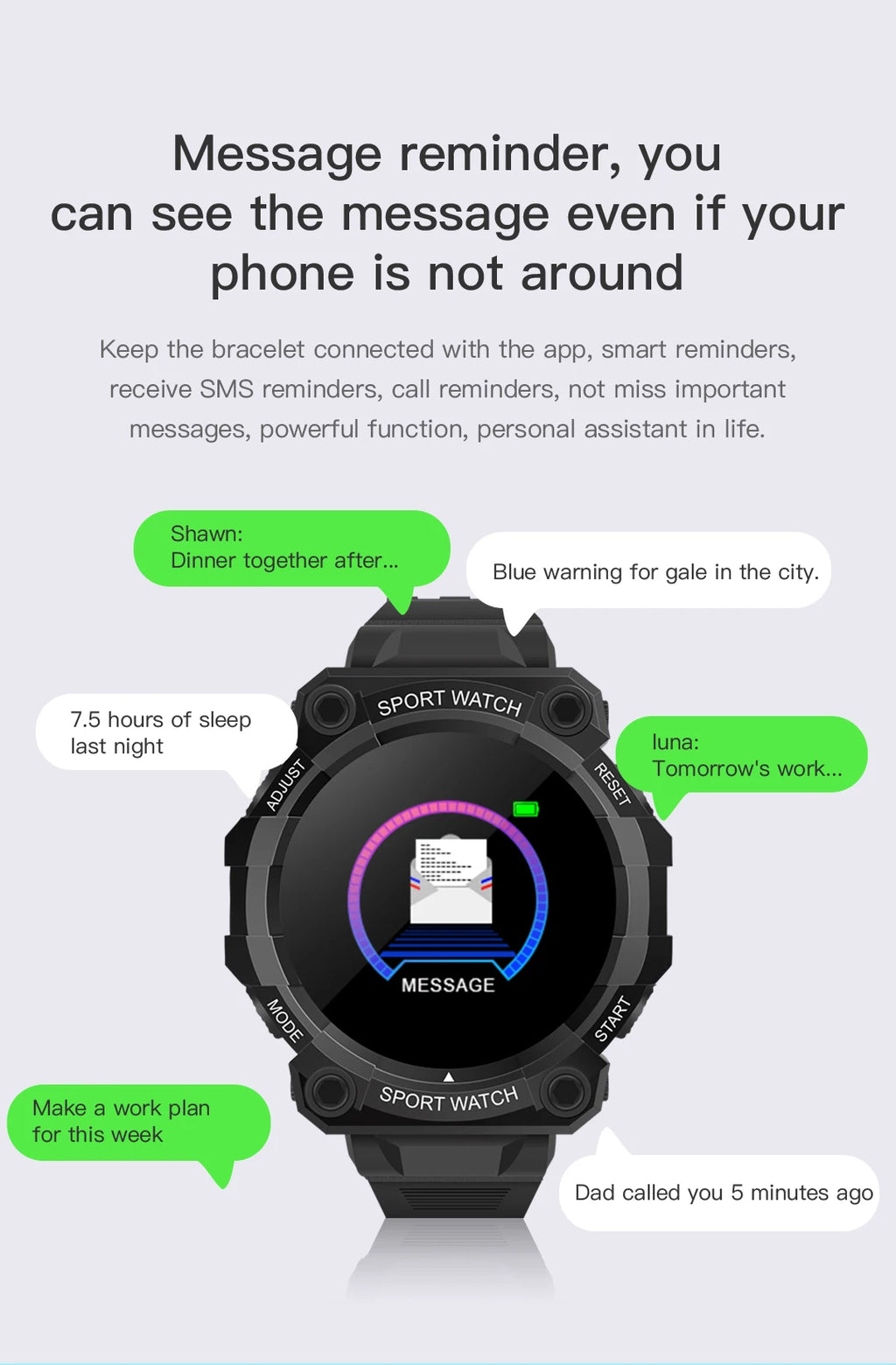 Smart Watch Men Outdoor Sport Smartwatch BT Call Voice Assistant Watch Heart Rate Monitor Waterproof Wristwatch y56 Smart watch